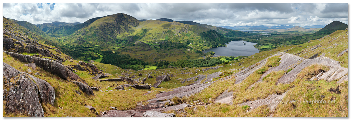 La péninsule de Beara, Healy Pass (Comté de Cork, Irlande)